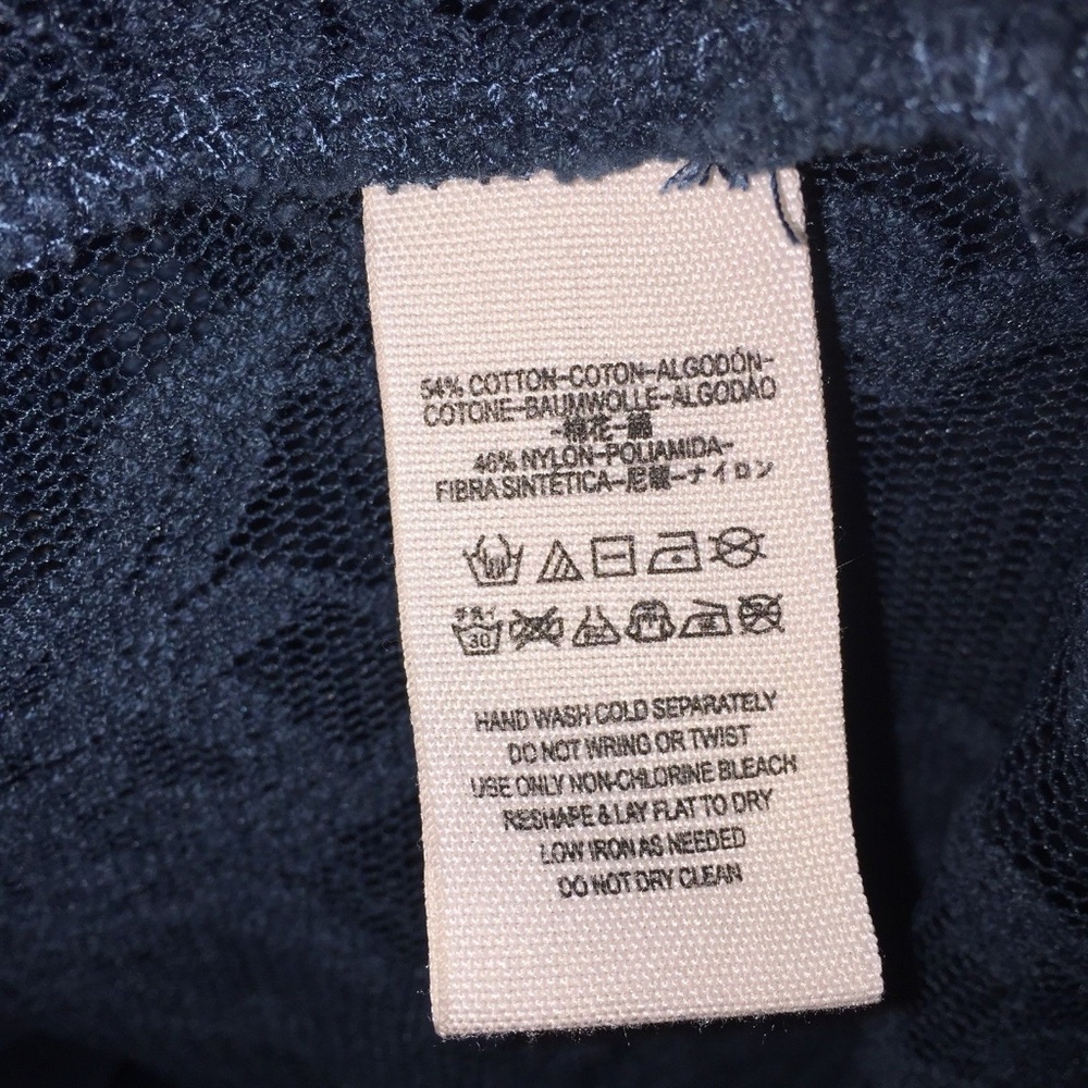 Free People Lace Top Cold Shoulder Lost In Austin - Picture 7 of 7